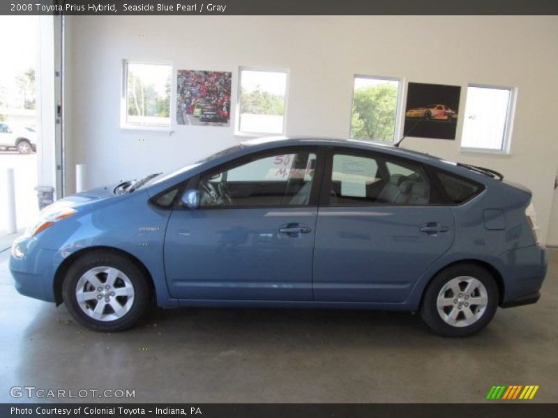 Seaside Blue Pearl / Gray 2008 Toyota Prius Hybrid