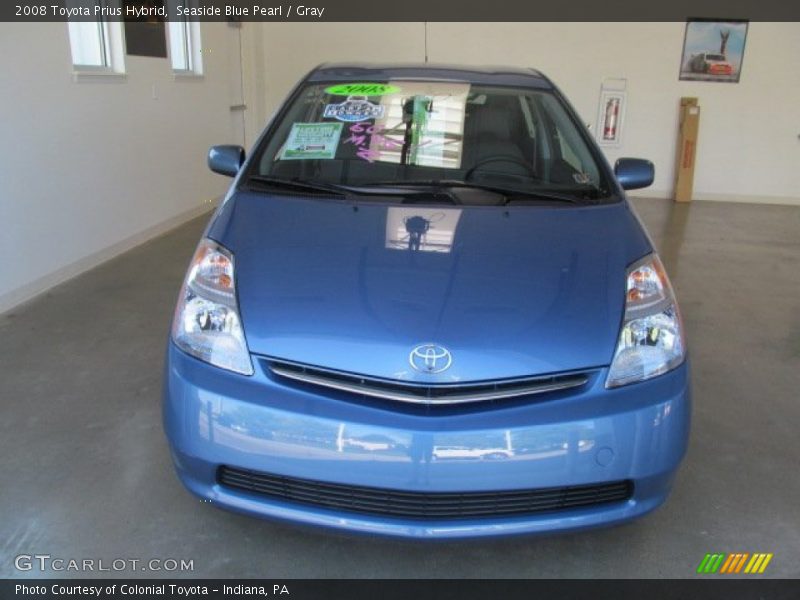 Seaside Blue Pearl / Gray 2008 Toyota Prius Hybrid
