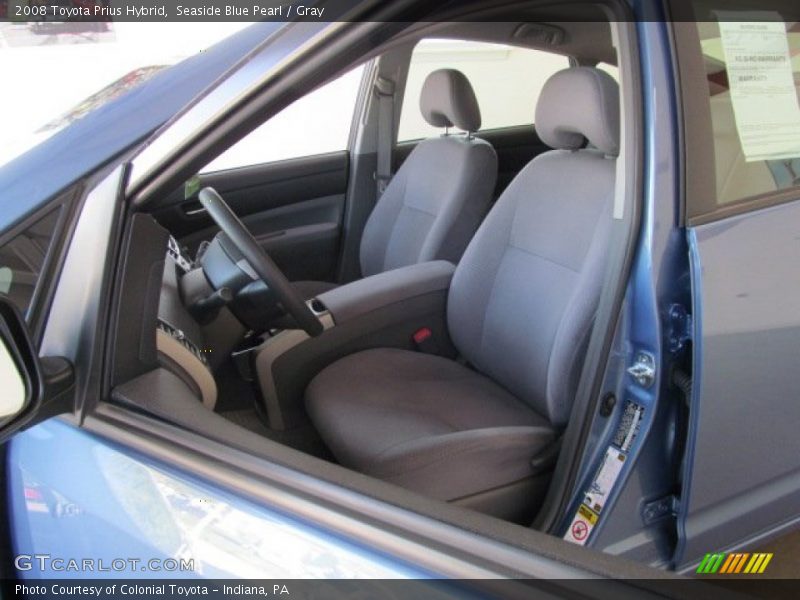 Seaside Blue Pearl / Gray 2008 Toyota Prius Hybrid