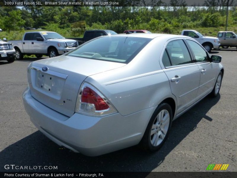 Brilliant Silver Metallic / Medium Light Stone 2009 Ford Fusion SEL