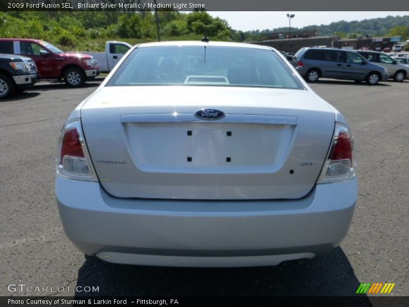Brilliant Silver Metallic / Medium Light Stone 2009 Ford Fusion SEL