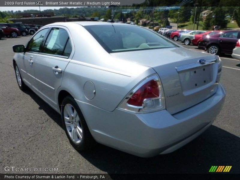 Brilliant Silver Metallic / Medium Light Stone 2009 Ford Fusion SEL