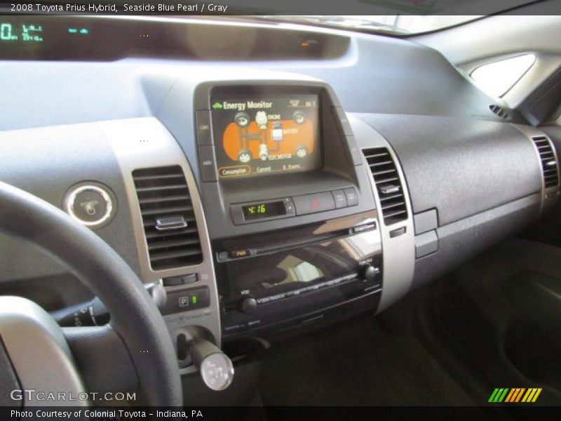 Seaside Blue Pearl / Gray 2008 Toyota Prius Hybrid