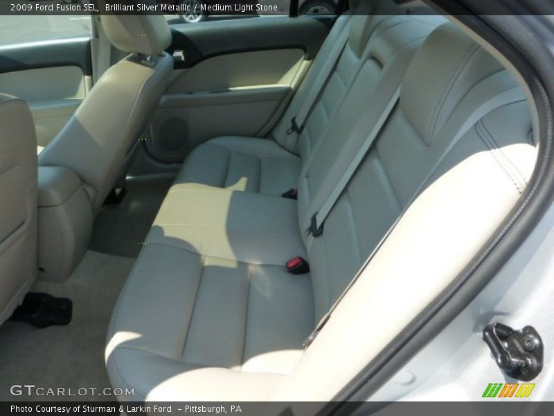 Rear Seat of 2009 Fusion SEL