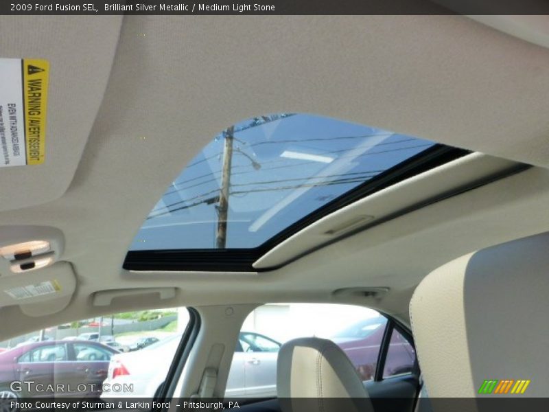 Sunroof of 2009 Fusion SEL