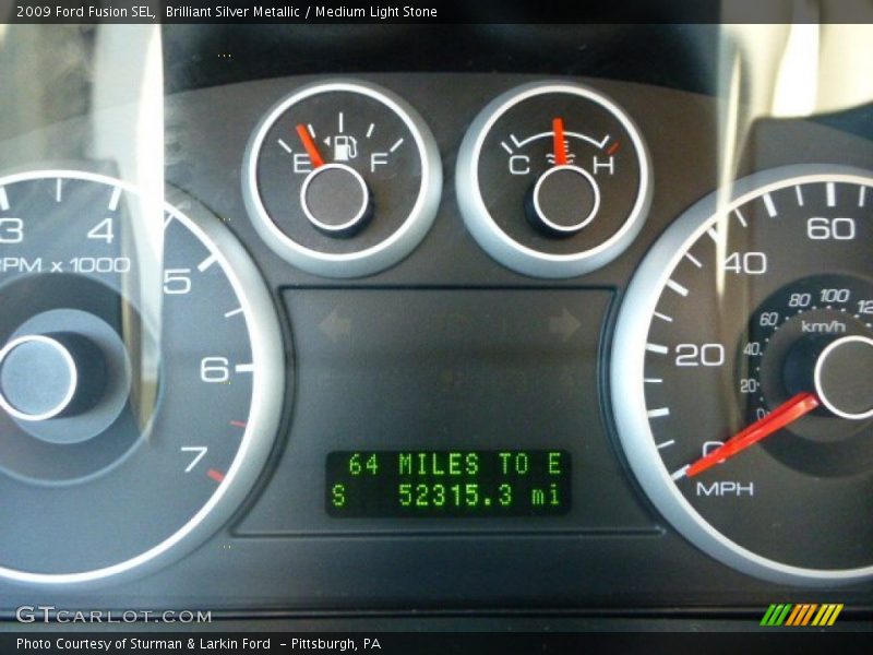 Brilliant Silver Metallic / Medium Light Stone 2009 Ford Fusion SEL