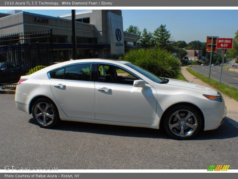 White Diamond Pearl / Ebony 2010 Acura TL 3.5 Technology