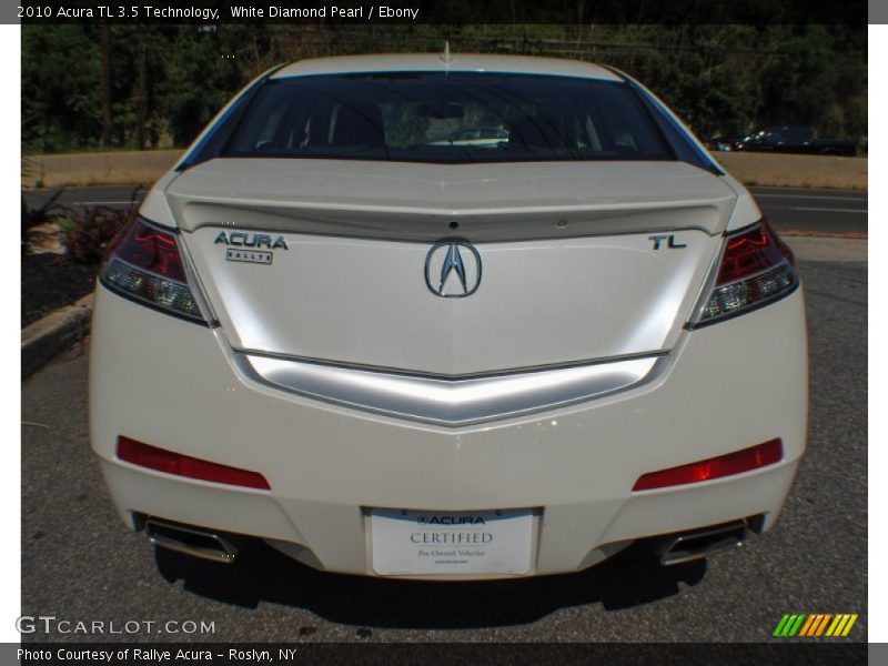 White Diamond Pearl / Ebony 2010 Acura TL 3.5 Technology