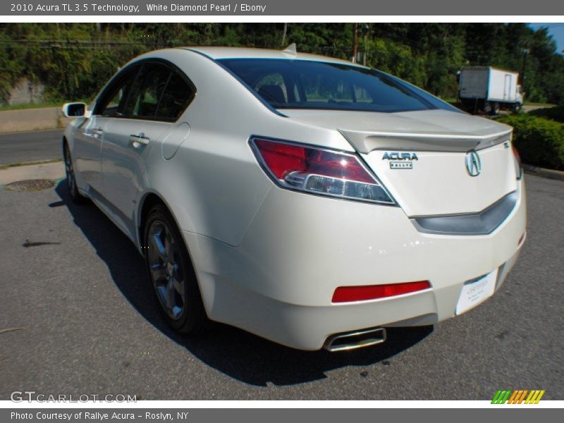 White Diamond Pearl / Ebony 2010 Acura TL 3.5 Technology