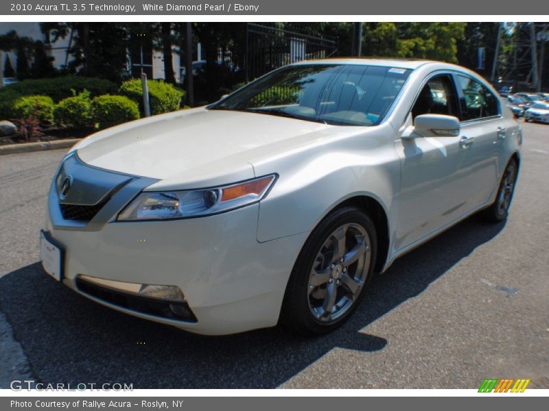 White Diamond Pearl / Ebony 2010 Acura TL 3.5 Technology