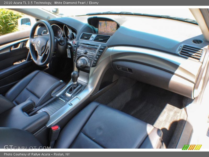 White Diamond Pearl / Ebony 2010 Acura TL 3.5 Technology