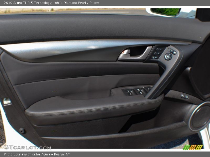 White Diamond Pearl / Ebony 2010 Acura TL 3.5 Technology