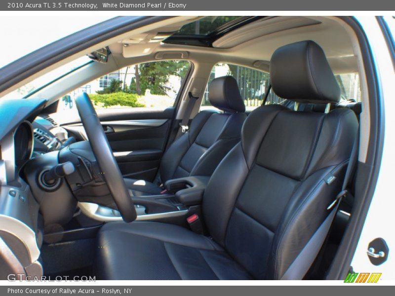 White Diamond Pearl / Ebony 2010 Acura TL 3.5 Technology