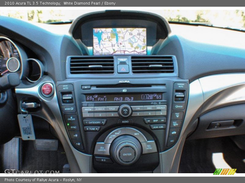 White Diamond Pearl / Ebony 2010 Acura TL 3.5 Technology