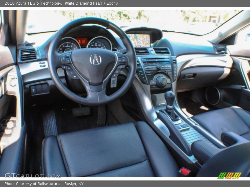 White Diamond Pearl / Ebony 2010 Acura TL 3.5 Technology