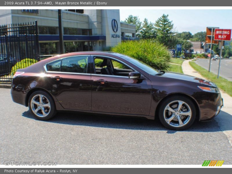 Mayan Bronze Metallic / Ebony 2009 Acura TL 3.7 SH-AWD