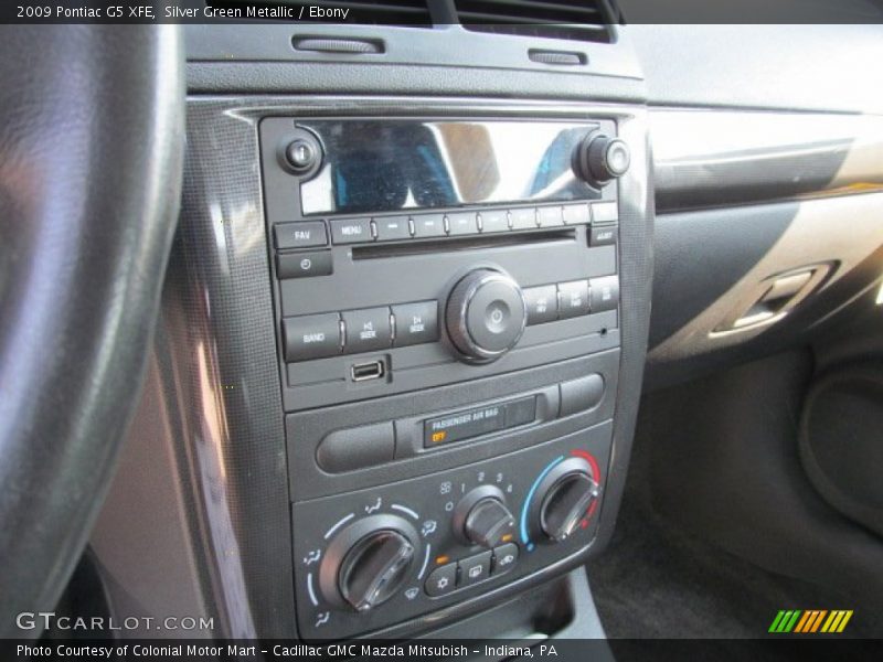 Silver Green Metallic / Ebony 2009 Pontiac G5 XFE