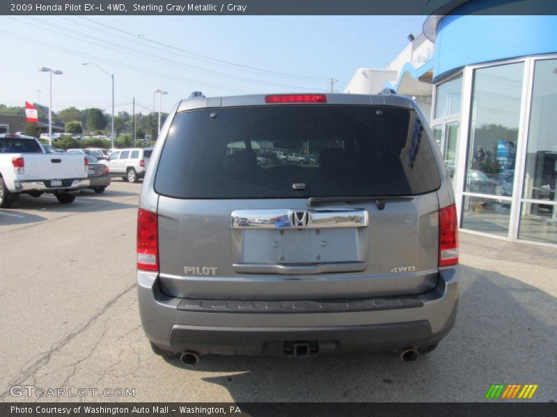 Sterling Gray Metallic / Gray 2009 Honda Pilot EX-L 4WD