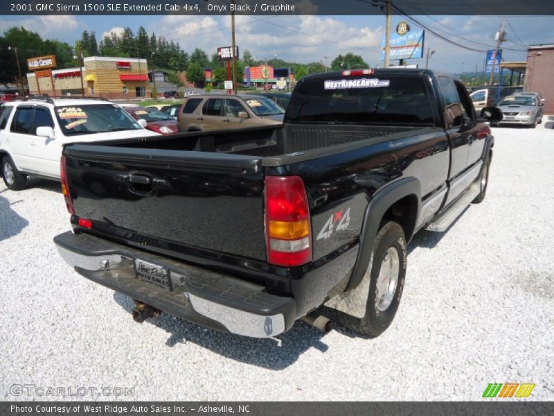 Onyx Black / Graphite 2001 GMC Sierra 1500 SLE Extended Cab 4x4