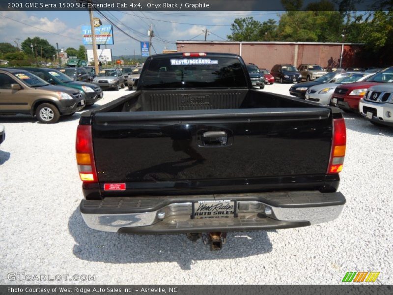 Onyx Black / Graphite 2001 GMC Sierra 1500 SLE Extended Cab 4x4