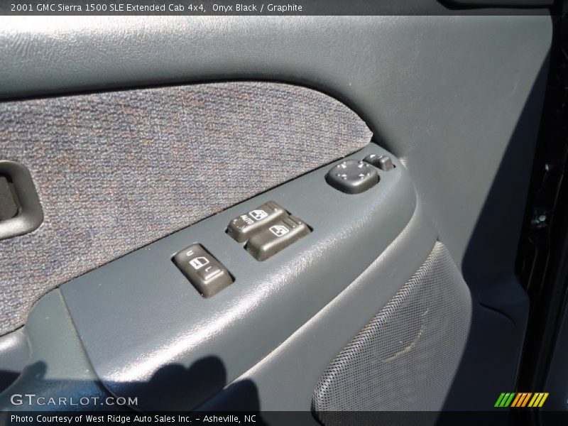Onyx Black / Graphite 2001 GMC Sierra 1500 SLE Extended Cab 4x4