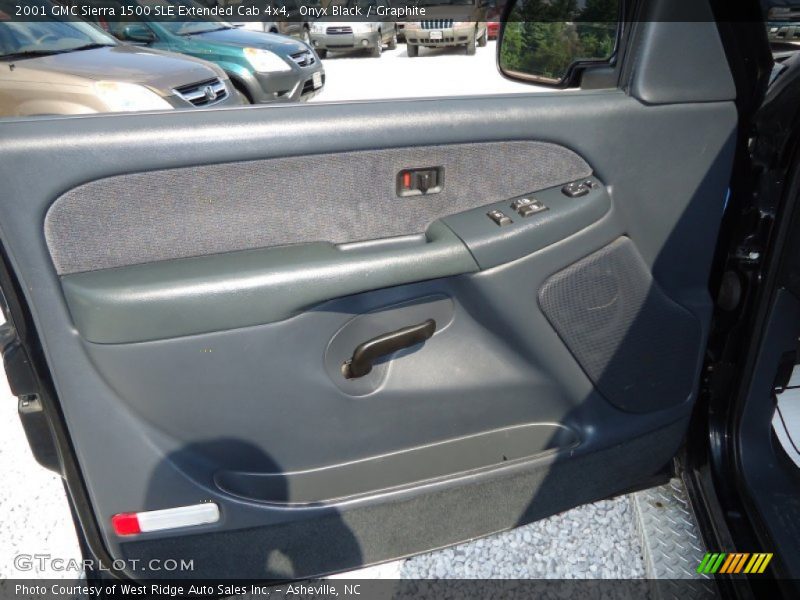 Onyx Black / Graphite 2001 GMC Sierra 1500 SLE Extended Cab 4x4