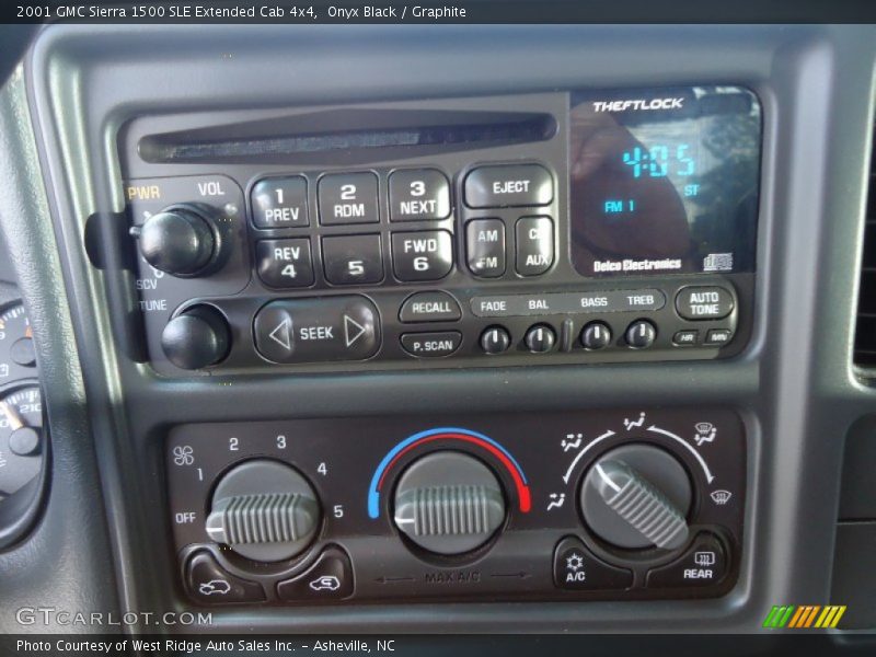 Onyx Black / Graphite 2001 GMC Sierra 1500 SLE Extended Cab 4x4