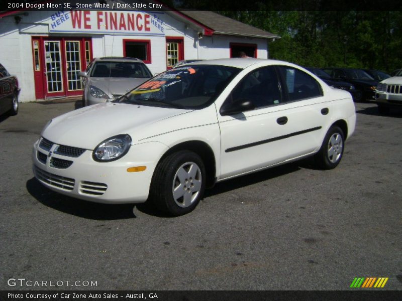 Stone White / Dark Slate Gray 2004 Dodge Neon SE