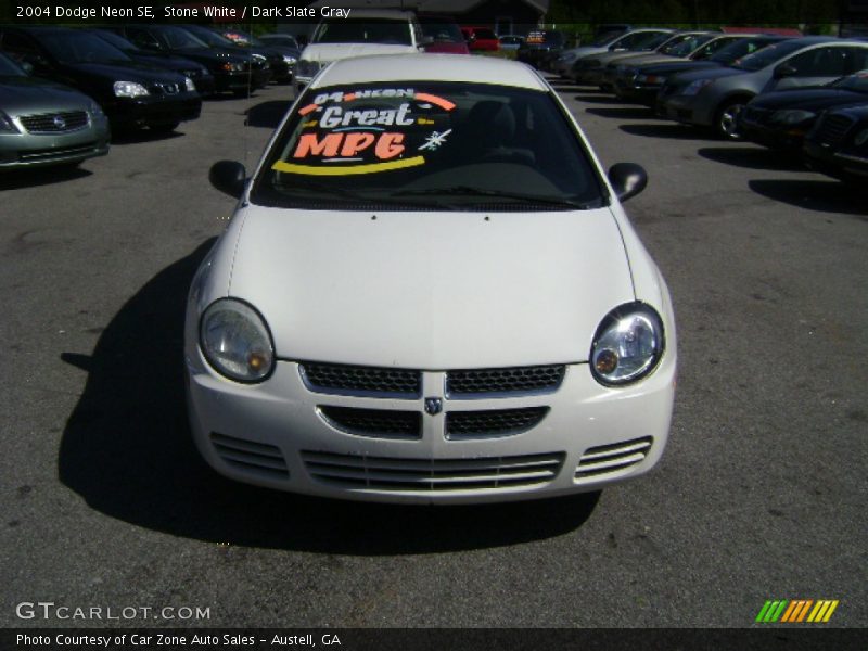 Stone White / Dark Slate Gray 2004 Dodge Neon SE