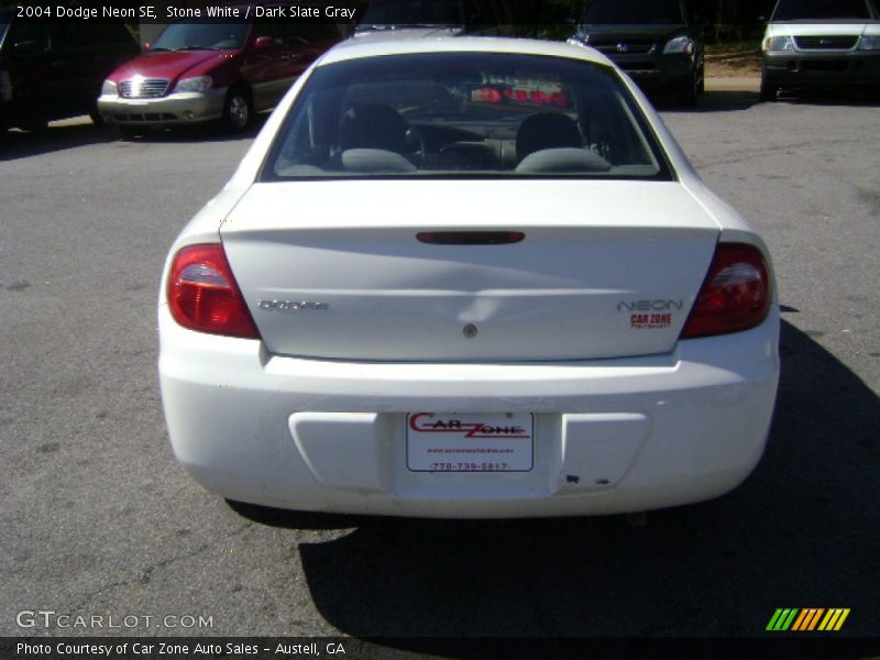 Stone White / Dark Slate Gray 2004 Dodge Neon SE