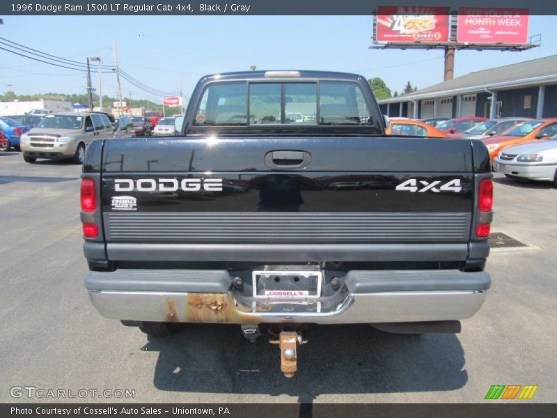 Black / Gray 1996 Dodge Ram 1500 LT Regular Cab 4x4