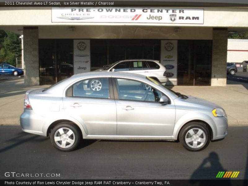 Ice Silver Metallic / Charcoal 2011 Chevrolet Aveo LT Sedan