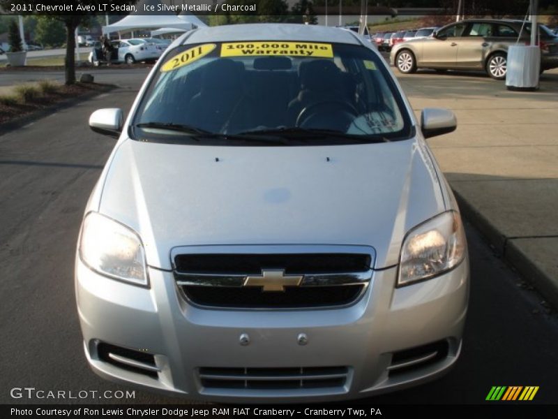 Ice Silver Metallic / Charcoal 2011 Chevrolet Aveo LT Sedan