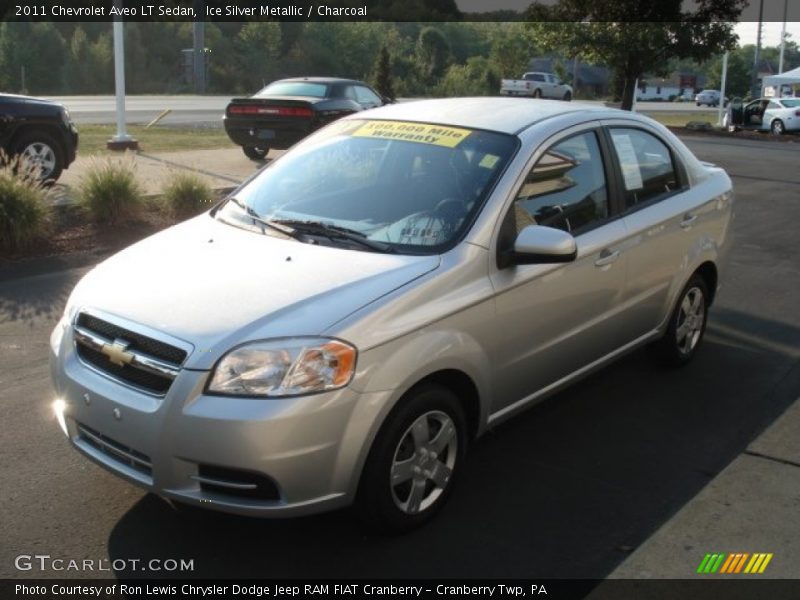 Ice Silver Metallic / Charcoal 2011 Chevrolet Aveo LT Sedan