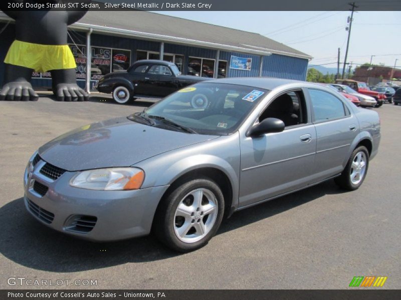 Silver Steel Metallic / Dark Slate Grey 2006 Dodge Stratus SXT Sedan