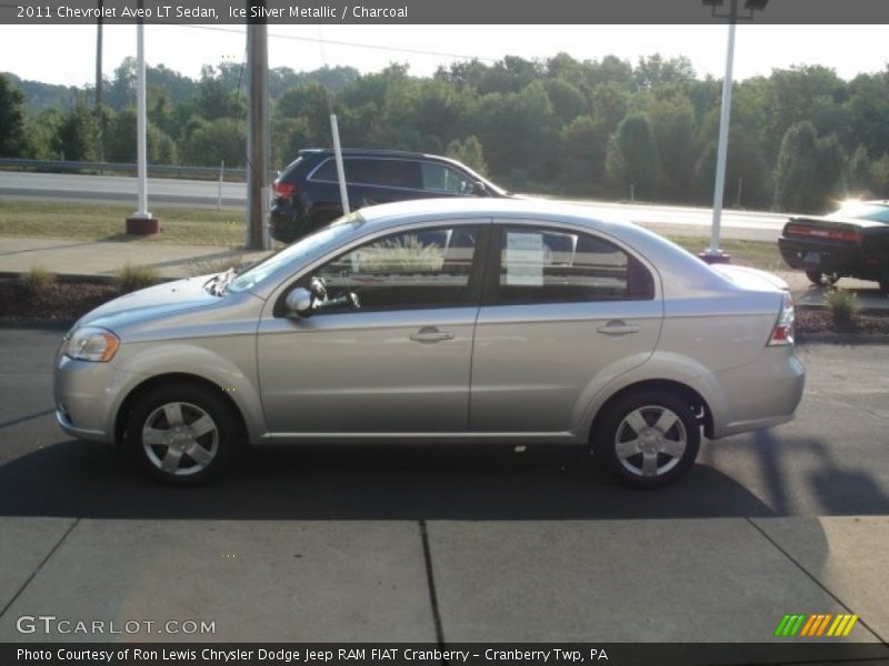 Ice Silver Metallic / Charcoal 2011 Chevrolet Aveo LT Sedan