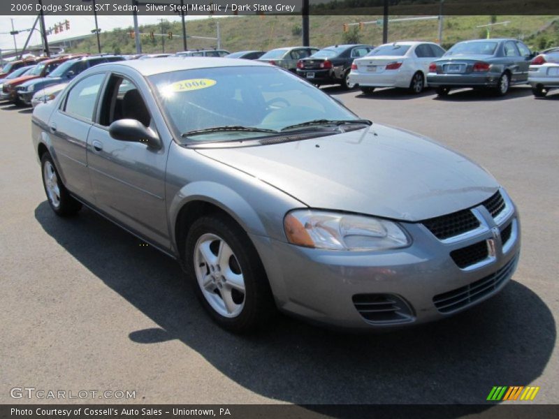 Silver Steel Metallic / Dark Slate Grey 2006 Dodge Stratus SXT Sedan