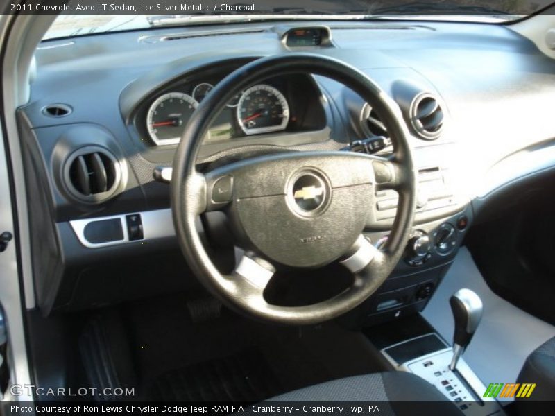 Ice Silver Metallic / Charcoal 2011 Chevrolet Aveo LT Sedan