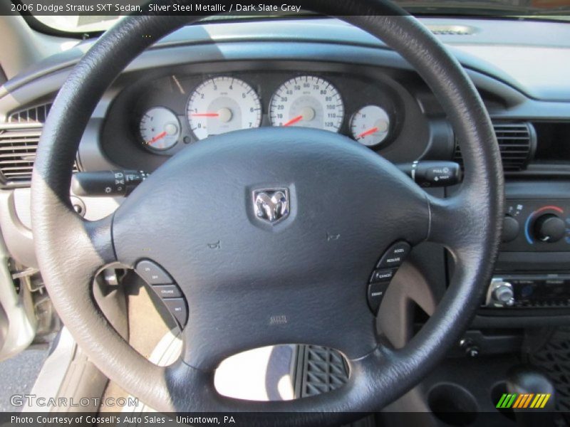 Silver Steel Metallic / Dark Slate Grey 2006 Dodge Stratus SXT Sedan