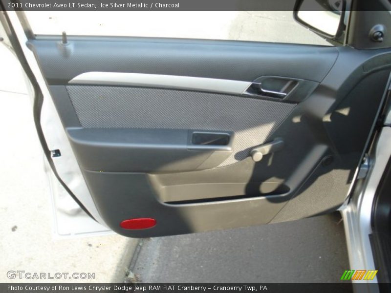 Ice Silver Metallic / Charcoal 2011 Chevrolet Aveo LT Sedan