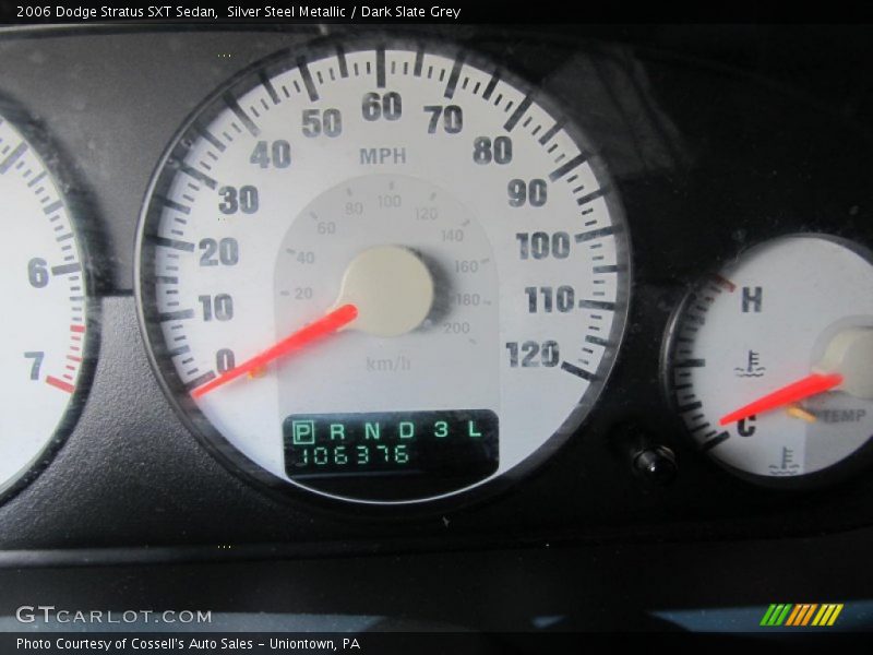 Silver Steel Metallic / Dark Slate Grey 2006 Dodge Stratus SXT Sedan