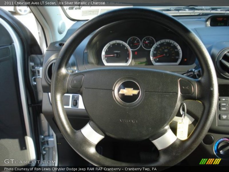 Ice Silver Metallic / Charcoal 2011 Chevrolet Aveo LT Sedan