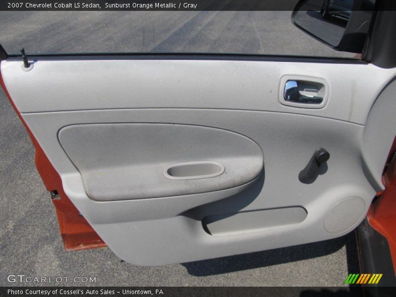 Sunburst Orange Metallic / Gray 2007 Chevrolet Cobalt LS Sedan