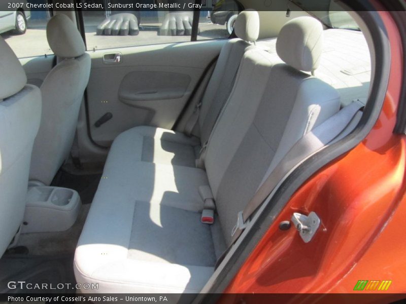 Sunburst Orange Metallic / Gray 2007 Chevrolet Cobalt LS Sedan