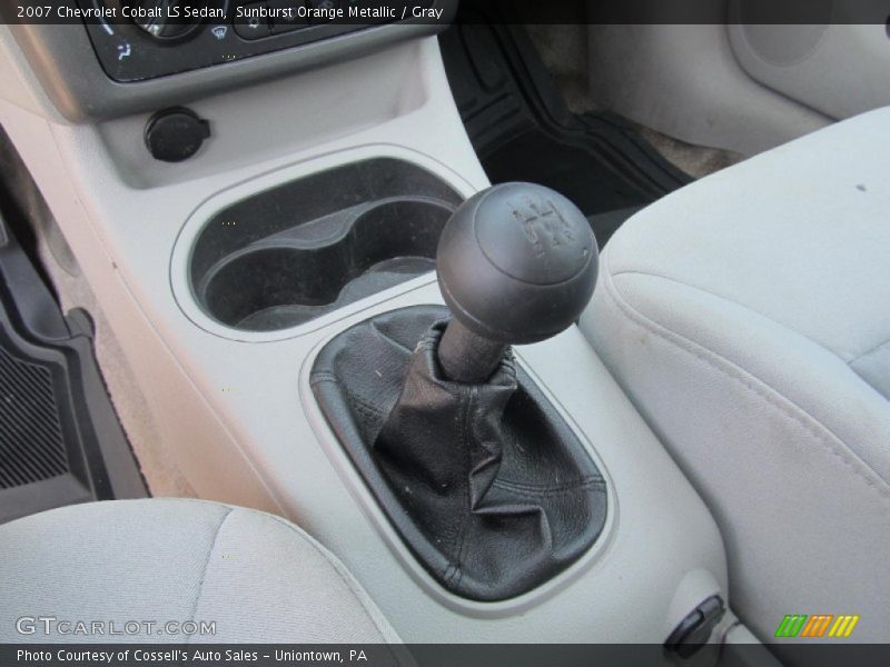 Sunburst Orange Metallic / Gray 2007 Chevrolet Cobalt LS Sedan