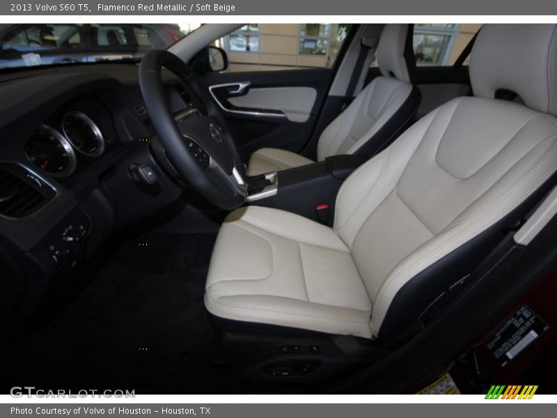 Flamenco Red Metallic / Soft Beige 2013 Volvo S60 T5