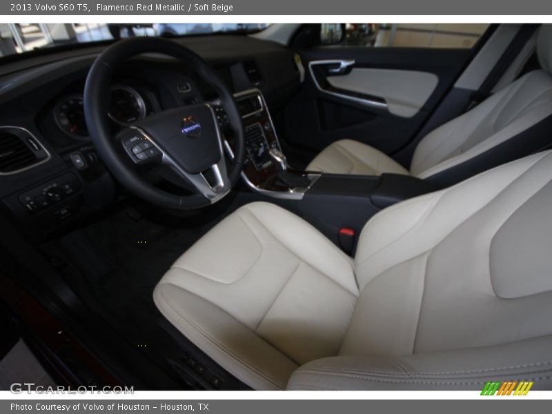 Flamenco Red Metallic / Soft Beige 2013 Volvo S60 T5
