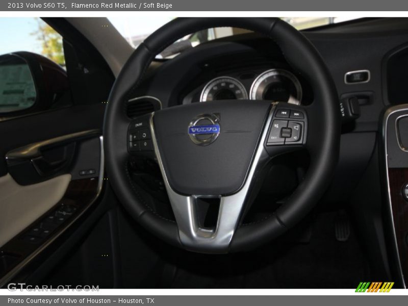 Flamenco Red Metallic / Soft Beige 2013 Volvo S60 T5