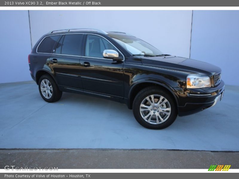 Ember Black Metallic / Off Black 2013 Volvo XC90 3.2