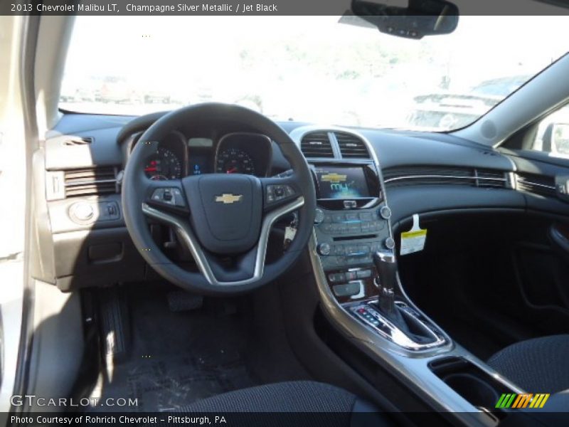 Champagne Silver Metallic / Jet Black 2013 Chevrolet Malibu LT